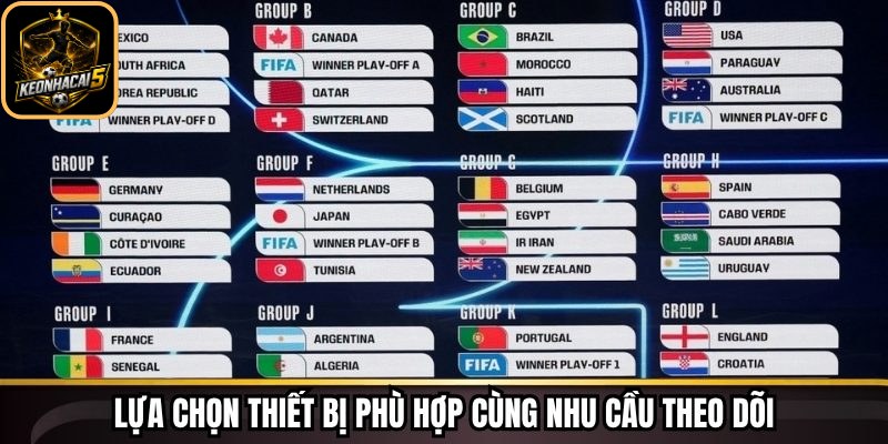 Lịch Thi Đấu Keonhacai - Cập Nhật Thời Gian, Địa Điểm 173 Lựa chọn thiết bị phù hợp cùng nhu cầu theo dõi